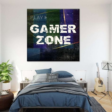 Video Game Room Decor, Game Room Wall Art, Multi Panel Wall Art, Sign Illustration, Kid Rooms, Man Cave Bar, Gamer Room, Panel Wall Art, Game Room Decor