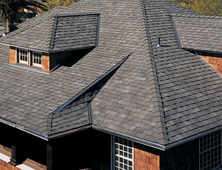 Landmark® TL Shingles | CertainTeed Certainteed Driftwood Roof Shingles, Landmark Shingles, Certainteed Shingles, Slate Shingles, Shingle Colors, Residential Roofing, Roof Colors, Slate Roof, Coastal Blue