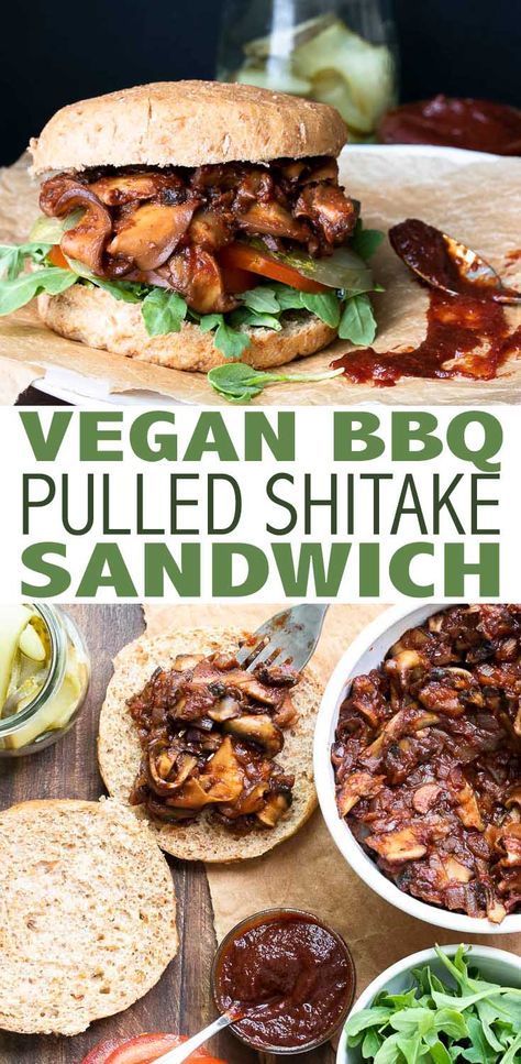 Vegan Pulled Pork Sandwich, Vegan Pulled Pork, Pork Mushroom, Mushroom Sandwich, Vegan Bbq, Pork Sandwich, Pulled Pork Sandwich, Vegan Burgers, Vegan Sandwich