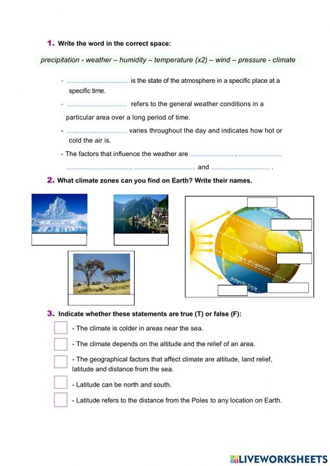 Climate Zones, Weather And Climate, Social Science, Weather Conditions, Art Work, Projects To Try, The Unit, Writing, Quick Saves