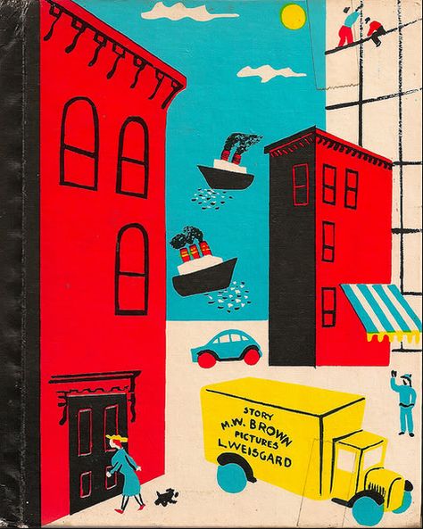 title or description Margaret Wise Brown, Mid Century Illustration, Children's Picture Books, Vintage Children's Books, Retro Illustration, Childrens Illustrations, Color Stories, Work Life, Children's Book Illustration