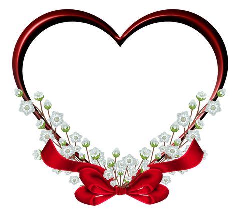 Photo Frame Heart, Heart Picture Frame, Heart Clip Art, Love Wallpaper Download, Free Clipart Images, Free Photo Frames, Love Frames, Floral Border Design, Heart Pictures