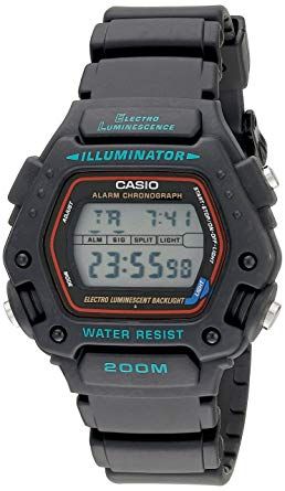 Amazon.com: Casio Men's DW290-1V "Classic" Sport Watch: Casio: Watches Walmart Checkout, Dive Watches For Men, Casio Databank, Casio Ae1200, Casio F91w, Classic Watches For Men, Casio Illuminator, Casio Calculator, Fiat X19