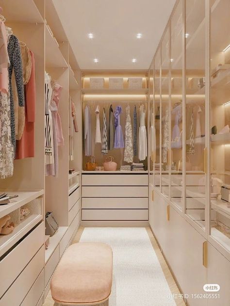 Dream Closet Design, Closet Design Layout, Luxury Closets Design, Wardrobe Room, Dream Apartment Decor, Home Decor Idea, Closet Decor, Bedroom Closet Design, Room Redesign