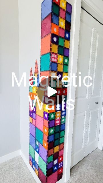 DOES THIS WORK FOR YOU???

🤯🤯🤯

We found out that the corners of our walls were magnetic! 

A little research and it turns out s... | Instagram Easy Fun Activities, Magnet Tiles, Magna Tiles, Magnetic Tiles, Baby Gates, Magnetic Wall, Tile Wall, Toddler Learning Activities, Fun Day