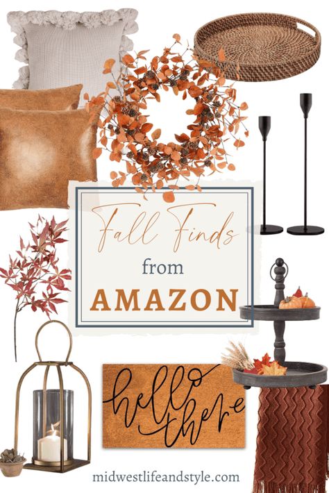 Amazon Fall Porch Decor, Best Fall Decor, Year Round Fall Home Decor, Fall Decor For Office Lobby, Mid Century Fall Decor Ideas, 2023 Fall Craft Trends, Amazon Fall Pillow Covers, Amazon Fall Decor 2023, Fall And Thanksgiving Decor Trends 2023