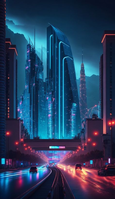 City Aesthetic Futuristic, Dark Sci Fi City, Futuristic City Utopia Aesthetic, Future City Aesthetic, High Tech City, Futuristic City Art, Futuristic City Utopia, Utopian City, Cyberpunk Cities