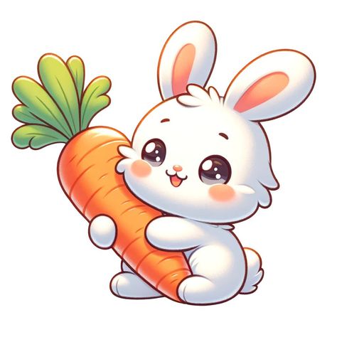 Discover the essence of Bunny's Carrot Cuddle in our latest design! A charming white bunny with rosy cheeks and soft ears, embracing a large carrot. Explore more: https://artwaves65.studio/bunnys-carrot-cuddle #bunny #carrot #cuddle #charming #white #rosy #cheeks #soft #ears #embracing #large #fluffy #rabbit #long #cute #cartoon #playful #joy #hugging #adorable #cheerful #pet Cute Art Bunny, Rabbit And Carrot Drawing, Cute Animal Art Cartoon, Cute Rabbit Drawing Kawaii, Cute Bunny Drawing Cartoon, Cute Rabbit Drawing, Bunny Holding Carrot, Cute Bunny Drawing, Carrot Cartoon