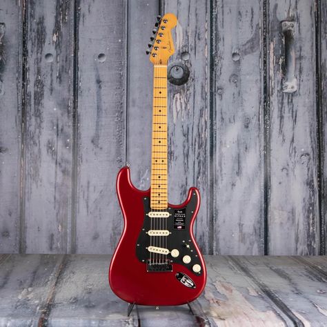 Fender American Ultra II Stratocaster, Sinister Red Red Stratocaster, American Ultra, Fender American, Red