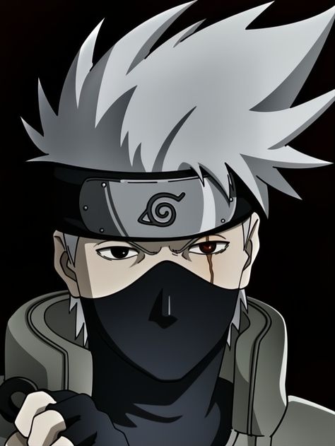 Kakashi Face, Kakashi Hatake, Anime