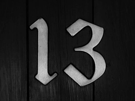 13 Tattoo Number Ideas, Numeros Tattoo, 13 Tattoo Designs, Xiii Tattoo, 13 Tattoo Meaning, Number 3 Tattoo, Number 13 Tattoos, 70 Number, Atheist Symbol