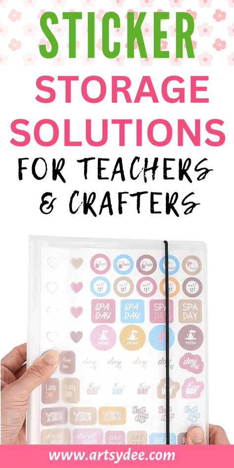 Get your sticker collection under control with our top picks for sticker storage solutions! Whether you're a teacher looking for a fun way to reward your students or a crafter looking to organize your supplies, we've got you covered. From portable storage to wall-mounted solutions, our clever ideas will keep your stickers organized and ready for your next project. #stickerstorage #teachers #crafters #organization #classroomincentives #scrapbooking #DIY" Teacher Sticker Organization, Crafters Organization, Sticker Organization Storage, Scrapbook Sticker Organization, Classroom Incentives, Photo Storage Box, Ideas For Organizing, Sticker Organization, Art Supply Organization