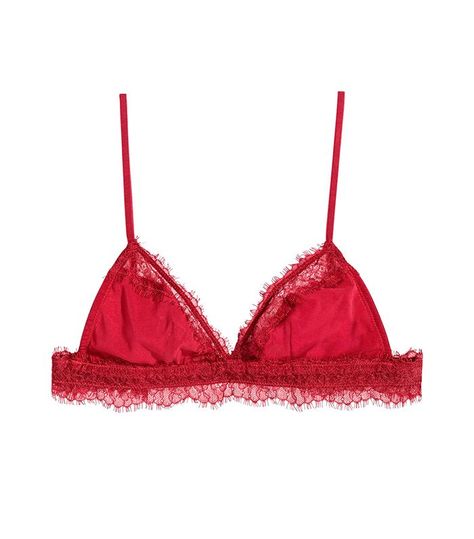 Heather Chandler, Silk Bra, Red Bralette, Short Blouses, Red Bra, Adjustable Bra, Soft Cup Bra, Cup Bra, Triangle Bra