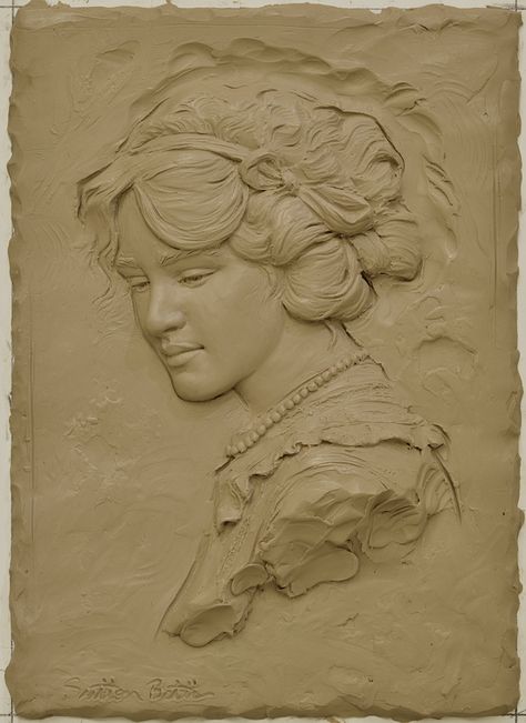 Clay Bas Relief, Greek Relief, Edwardian Actress, Lily Elsie, Sculpture Techniques, Sculpture Art Clay, Roman Sculpture, Relief Sculpture, Plaster Art