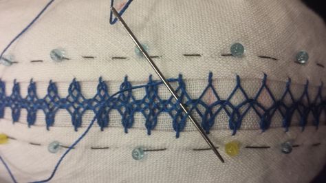 Understanding the Herringbone Stitch on the St. Birgitta’s Coif | Clothing the Past Viking Embroidery, Medieval Embroidery, Herringbone Stitch, Embroidery Stitches Tutorial, Brazilian Embroidery, Hand Embroidery Stitches, Vintage Embroidery, Needle Work, Hand Embroidery Patterns