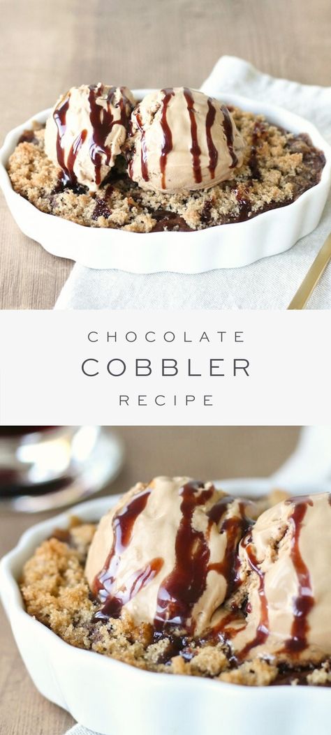 Pantry Dessert Ideas, Chocolate Cobbler, Warm Desserts, Best Chocolate Desserts, Julie Blanner, Easy Dessert Recipes, Make Ahead Desserts, Chocolate Dreams, Rich Desserts