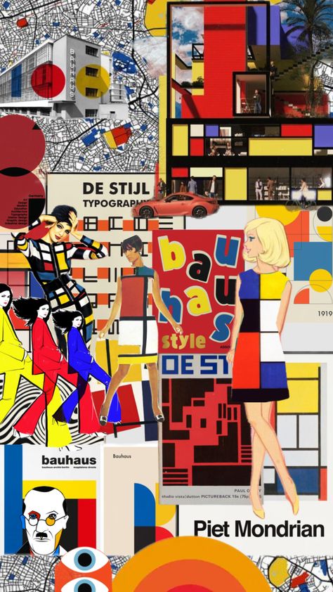 Love De Stijl #pietmondrian #destijl #bauhaus #art #primarycolors #neoplasticism #dutch #movement #artmovement #vandoesburg #thestyle #mondrian Bauhaus Art, Piet Mondrian, Art Movement, Anime Films, Mood Board, History, Anime, Art, Design