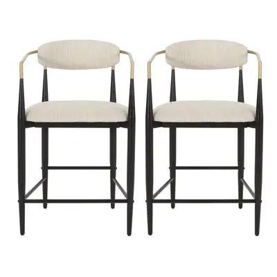 Buy Counter & Bar Stools Online at Overstock | Our Best Dining Room & Bar Furniture Deals Wood Counter Stools, Modern Stools, Black Frames, Kitchen Nook, Wood Counter, Noble House, Modern Fabric, Toothpick, Bar Furniture