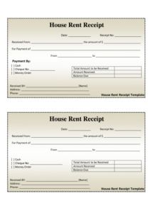 House Rent Receipt, Rent Receipt, Free Receipt Template, Invoice Format, Motel 6, Income Statement, Receipt Template, Ticket Template, Business Plan Template