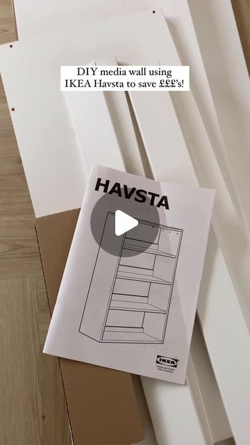 IKEA Hacks & Ideas on Instagram: "Prepare to be amazed! 🌟 We're thrilled to unveil @the_robinsonfamily_abode's most epic DIY triumphs of 2023! 🛠️ Brace yourself for the genius use of @ikeauk HAVSTA - 3xbase cupboards and 2xshelves, resulting in a mind-blowing total of x5 cupboards for storage. An absolute game-changer! 🏡✨ But that's not all – the magic continues with @cutmy.uk groove panelling, precision-cut and pre-measured for perfection. Primed and painted in @grahamandbrown sage green, creating a seamless match. And the pièce de résistance? Two custom shelves from the local timber merchant, topping off the unit for that ultimate built-in look! Finally, they brought it all together, attaching each piece to create a DIY masterpiece. 🎨✨ What do you think of this stunning DIY transform Ikea Built In Havsta Hack, Ikea Hacks Tv Wall Unit, Havsta Ikea Hacks, Ikea Havsta Built In Hack, Havsta Ikea Ideas, Havsta Hack, Ikea Tv Wall Unit, Ikea Hacks Ideas, Amazing Ikea Hacks