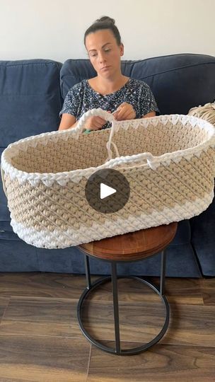 7.9K views · 95 reactions | White and Beige Infinity Baby Moses Basket#threelittlecubs #crochetbabybassinet #crochetideas #crochet #crochetersofinstagram #crocheted #crochettutorial #crocheter #crochetlove #babycrochet #newbaby #newbabygift #babyshower #babyshowergift #babyshowerideas #mummytobe #daddytobe #crochetmosesbasket #crochetmosesbaskets #nurseryinspo #handmadebabycrib #handmade | threelittlecubs_ | Giulio Cercato · Beautiful Crochet Baby Nest, Baby Moses, Baby Moses Basket, White And Beige, Nursery Inspo, Baby Nest, Moses Basket, New Baby Gifts, Crochet Tutorial