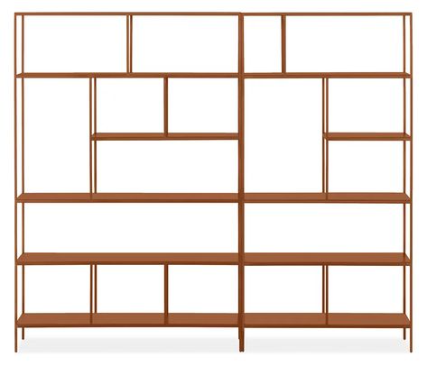 Foshay Bookcase Wall Units in Colors - Modern Bookcases & Shelving - Room & Board Modern Storage and Entryway Furniture - Room & Board Foshay Bookcase, Modern Storage Furniture, Bookcase Wall Unit, Cool Bookshelves, Entryway Inspiration, Bookcase Wall, Modern Bookcase, Furniture Room, Wall Units