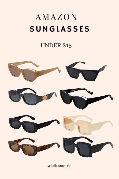 Affordable Sunglasses Women, Amazon Earrings Aesthetic, Must Have Sunglasses Women, Sunglasses Summer 2024, Trendy Sunglasses For Women 2024, Amazon Sunglasses For Women, Trendy Sunglasses 2024, Sun Glasses 2024, Amazon Sundress