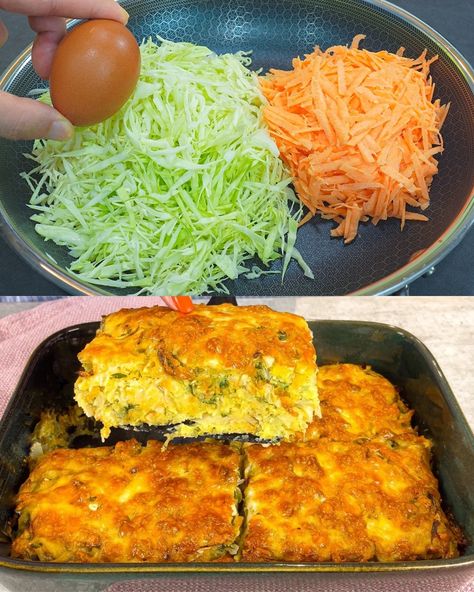 Baked Cabbage and Potato Casserole - Greenku Recipes Carrots Casserole Recipe, Carrot Cabbage Recipes, Potato Cabbage Recipes, Cabbage Potato Recipes, Cabbage And Potato Recipes, Veggie Dishes Dinner, Potato And Carrot Recipes, Recipes With Cabbage, Bisquick Recipes Dinner