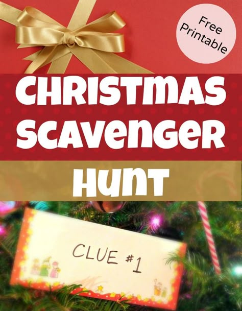 Christmas Scavenger Hunt Clues for hiding Christmas Gifts - great for kids!  Free Printable StuffedSuitcase.com Christmas Scavenger Hunt Clues, Scavenger Hunt Clues, Christmas Scavenger Hunt, Christmas Party Games, Christmas Eve Box, Christmas 2014, Christmas Games, Christmas Activities, Scavenger Hunt