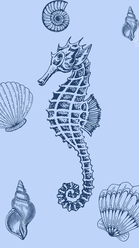 Marine Biology Aesthetic Wallpaper, Seahorse Aesthetic, Seahorse Wallpaper, Pad Wallpaper, Iphone Wallpaper Ocean, Aesthetic Prints, Coastal Wallpaper, Phone Theme, Sea Horse