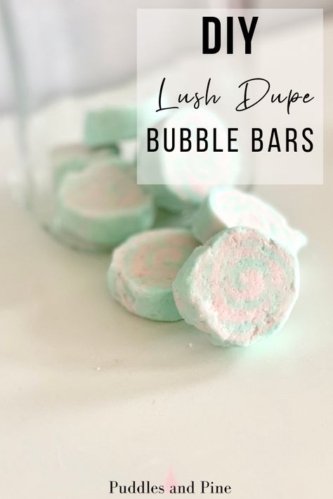 Diy Bubble Bar, Bubble Bar Recipe, Lush Bubble Bars, Diy Bubble Bath, Lush Diy, Natural Bubble Bath, Diy Lush, Lush Recipes, How To Make Bubbles