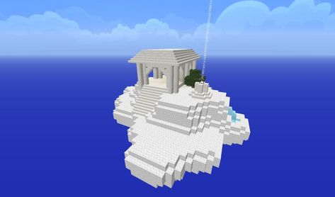 minecraft cloud | Cloud Temple Survival Clouds Minecraft Build, Minecraft Clouds Build, Cloud Minecraft Build, Cloud House Minecraft, Minecraft Clouds, Cloud Minecraft, Big Minecraft Houses, Sky Palace, Cloud Kingdom