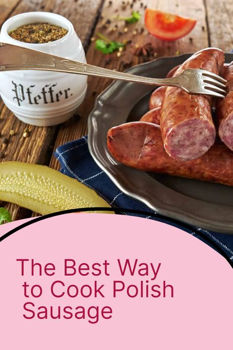 Get ready to embark on a mouthwatering adventure with our guide to cooking Polish Sausage! Learn how to perfectly cook and serve this delectable dish that's sure to impress family and friends at your next gathering. 🥳 How To Cook Polish Sausage, Fried Sausage, Polish Sausage, How To Make Sausage, Kielbasa, Hearty Soups, Soup Pot, Gumbo, Sausages