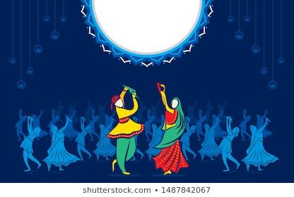 Images, Stock Photos & Vectors | Shutterstock Dandiya Wallpaper, Garba Background, Dandiya Background, Classical Dance Background, Dandiya Background Images, Dandiya Night Background, Garba Night Background, Folk Dance Background Design, Dandiya Night Poster