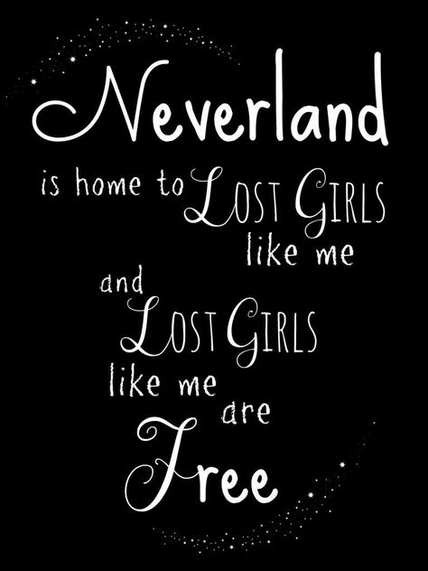 Lost Boy Aesthetic, Lost Girl Aesthetic, Ruth B, Peter Pan Quotes, Free T Shirt Design, Alice And Wonderland Quotes, Wonderland Quotes, Quotes Disney, Lost Girl