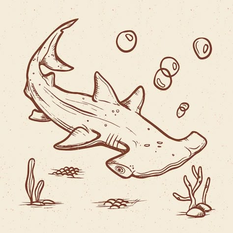 Whale Shark Drawing Sketches, Shark Tattoo Design Drawings, Sharks Sketch, How To Draw A Shark, Ocean Fish Drawing, Undersea Drawing, Shark Drawing Sketches, Cute Shark Art, Ocean Animal Drawings