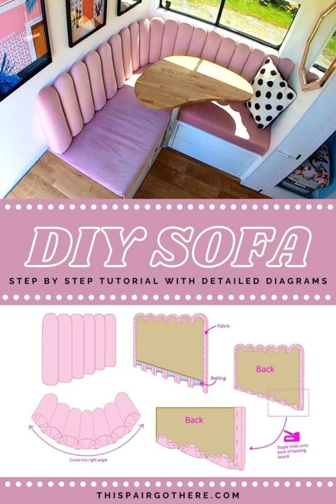 How To Upholster a DIY Mid Century Modern Sofa How To Upholster, Diy Mid Century Modern, Diy Mid Century, Mid Century Modern Sofa, Bathroom Decor Ideas Colors, Diy Sofa, Beautiful Sofas, Diy Cardboard Furniture, Diy Furniture Couch