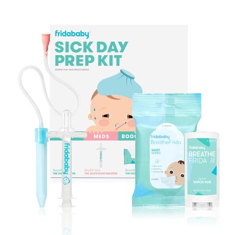 Congested Baby, Frida Baby, Medicine Dispenser, Baby Medicine, Medicine Kit, Nose Frida, Chest Rub, Tummy Time Activities, Nasal Aspirator