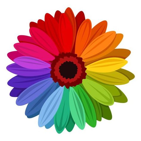 Check out Click Pro on Mixcloud Color Wheel Tattoo, Color Wheel Design, Color Wheel Art Projects, Color Wheel Projects, Color Wheel Art, Gerbera Flower, Pencil Artwork, Wheel Art, Free Vector Illustration