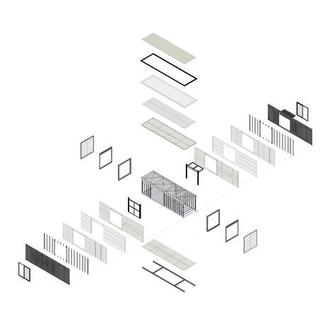 Minimod / MAPA | ArchDaily Module Architecture, Contemporary Houses, Modular Housing, Modular Structure, Studio Inspiration, Micro House, Architecture Graphics, Architecture Concept Drawings, Timber Construction