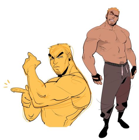 Strongman Character Art, Brawler Pose Reference, Brawler Pose, 남성 근육, Design Animation, Arte Inspo, Poses References, Character Design Animation, Character Design Male