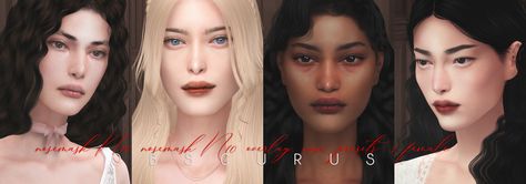 Nosemask and nose presets for females! | obscurus-sims on Patreon Sims 4 Decades Challenge, Abs Weights, Sims 4 Mm Cc, Sims 4 Mm, Shirt Hair, Best Sims, Sims4 Cc, Sims 4 Cas, Sims 4 Cc Finds