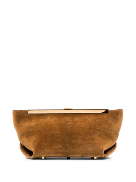 Khaite Aimee Suede Envelope Clutch Bag - Farfetch Designer Clutch Bags, Envelope Clutch Bag, Suede Tops, Clutches For Women, Designer Clutch, Makeup Must Haves, Ladies Clutch, Envelope Clutch, Online Shopping For Women