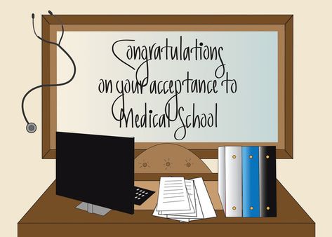 Medical School Acceptance, Computer Card, School Acceptance, Ways To Say Congratulations, Veterinary School, School Card, Artist Birthday, Knitting Videos Tutorials, Acceptance Letter