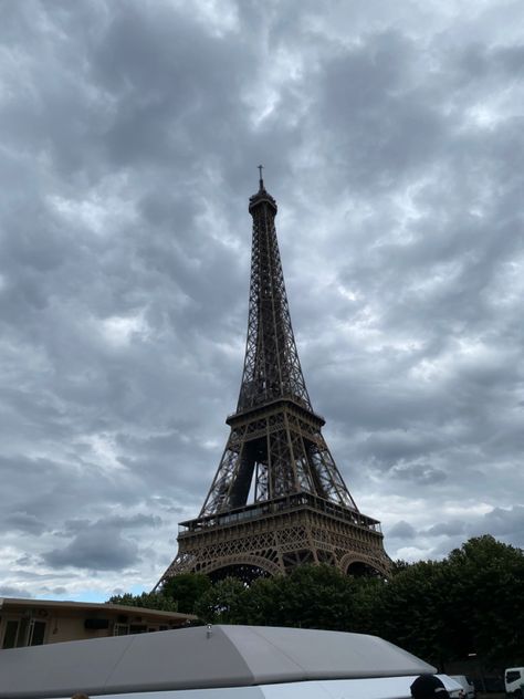 Cloudy Paris Paris Cloudy Day, Cloudy Paris, Cloudy Day, Eiffel Tower, Tower, Wallpapers, Paris, Building, Travel