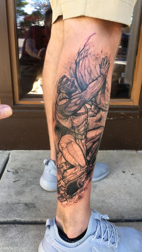 "Sisyphus" by Eddie Stacy - Ink and Dagger Roswell GA Sysphisus Tattoo, Sisyphus Tattoo, Simple Tattoos For Guys, Palm Tree Tattoo, First Tattoo, Greek Gods, Of Ideas, Simple Tattoos, Yin Yang