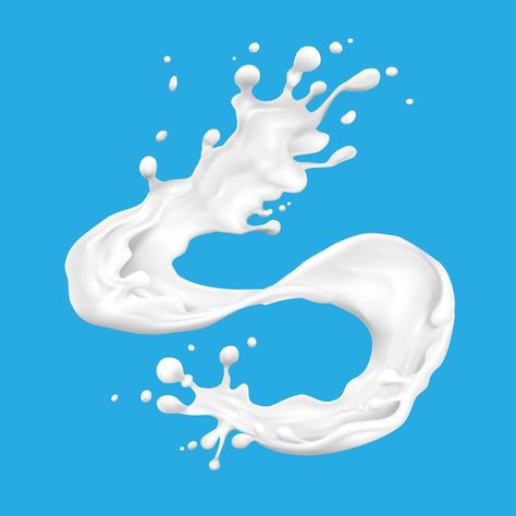 Milk splashes on blue background Milk Splash, Wave Illustration, Art Photography Portrait, Blue Background Images, Graphic Design Ads, Photo Art Frame, Paint Splash, Art Collage Wall, Graphic Design Poster