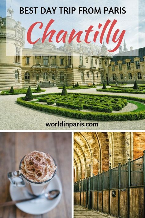 Chantilly France, Paris Packing List, Day Trips From Paris, Paris Neighborhoods, Food Paris, Paris Ideas, Paris In The Fall, Paris Things To Do, Cafe Paris