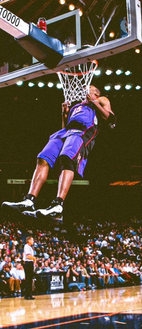 Vince Carter Aesthetic, Nba Astetic, Toronto Raptors Aesthetic, Nba Vintage Wallpaper, Nba Wallpaper Aesthetic, Vince Carter Wallpaper, Nba Wallpapers Iphone, Basketball Images, Nba Aesthetic