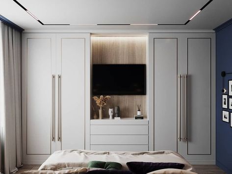 Versatile Bedroom Cupboard Design Ideas Built In Closet Ideas With Tv, Bedroom Built Ins Armoires & Wardrobes, Acrylic Wardrobe Shutters, Tv Cabinet With Wardrobe Master Bedrooms, Closet Tv Wall, Ikea Cabinets Bedroom, Bedroom With Armoire Layout, Tv In Wardrobe Built Ins, Primary Bedroom Built Ins